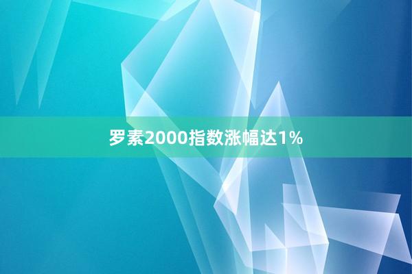 罗素2000指数涨幅达1%