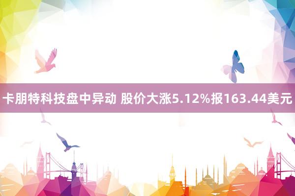 卡朋特科技盘中异动 股价大涨5.12%报163.44美元